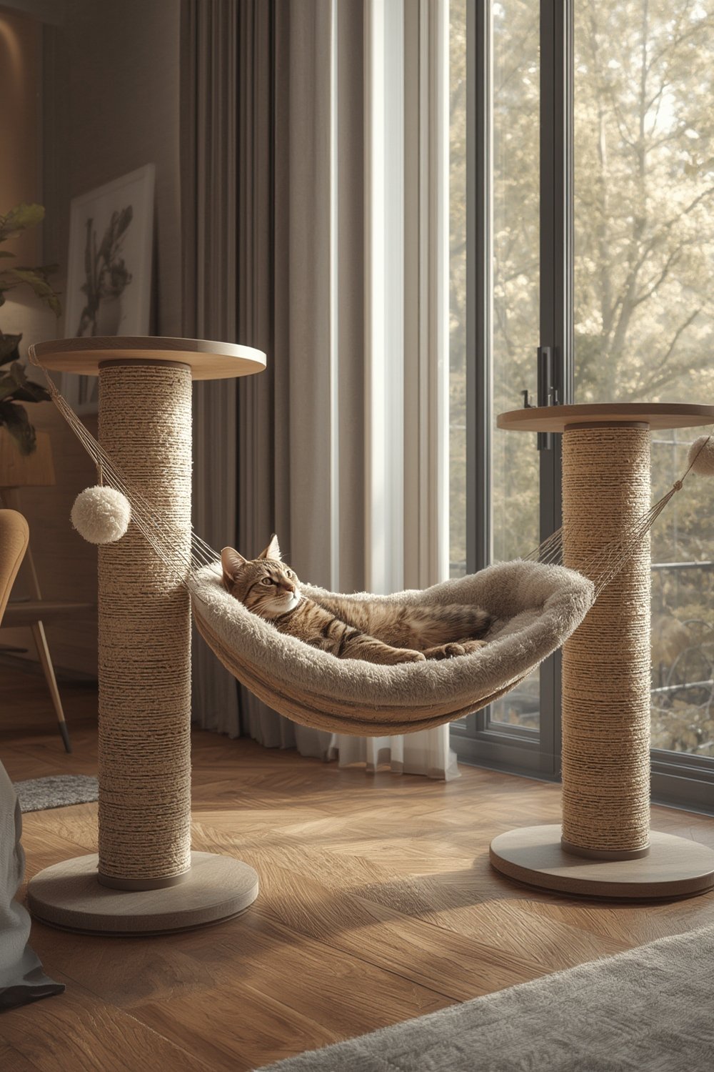Cat Hammock: 7 Ultimate Secrets For Best Comfort In 2026 1 cat hammock in modern home