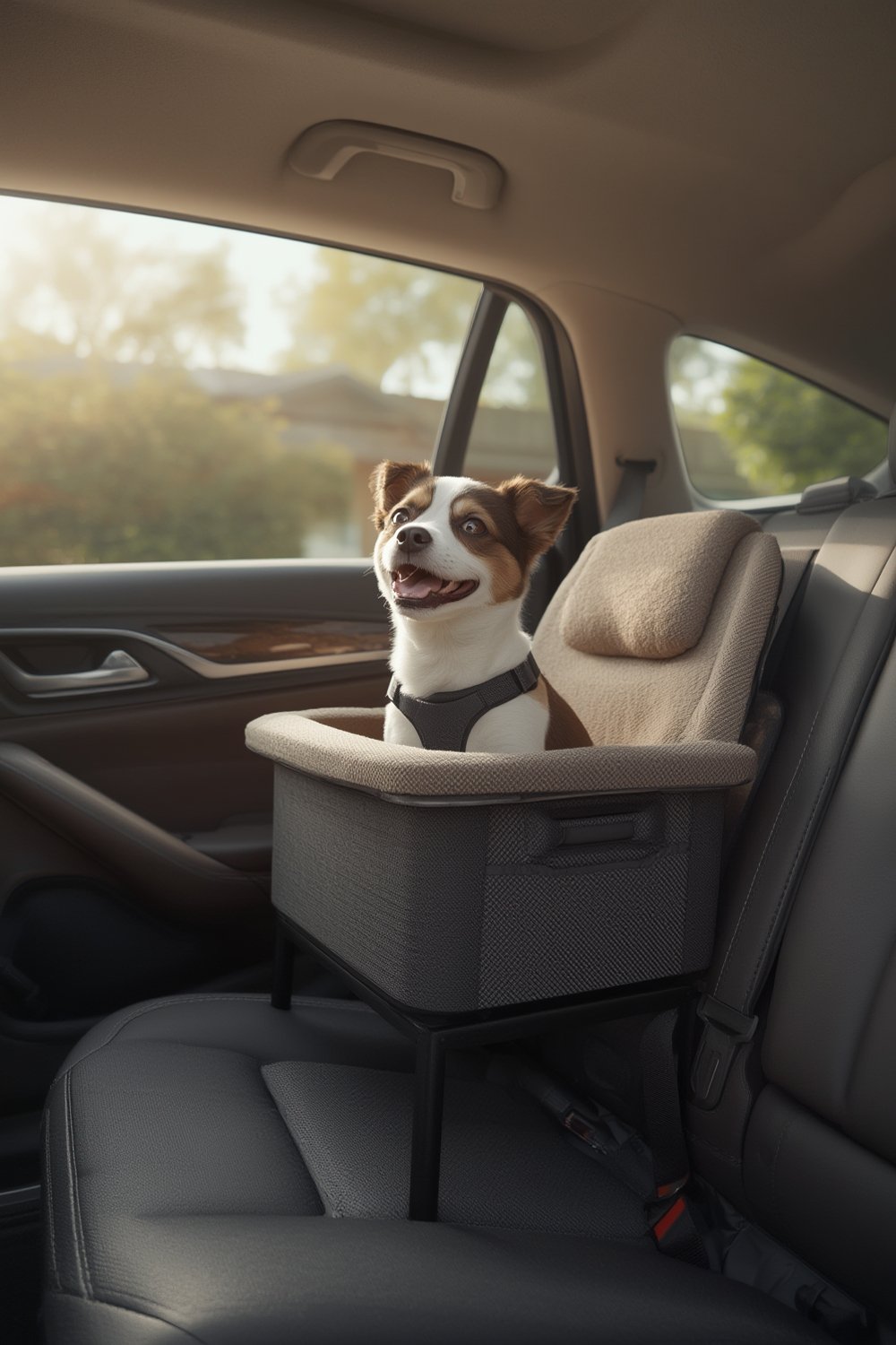 dog booster in car – the best elevated dog seat for small dogs